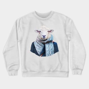 Sheep Portrait Crewneck Sweatshirt